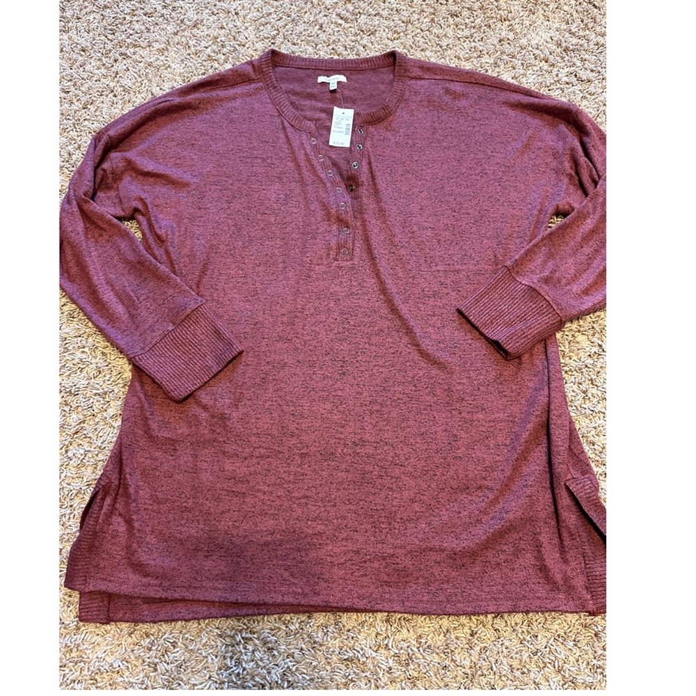 Maurices size XXL Brownish/Red Tunic Sweater